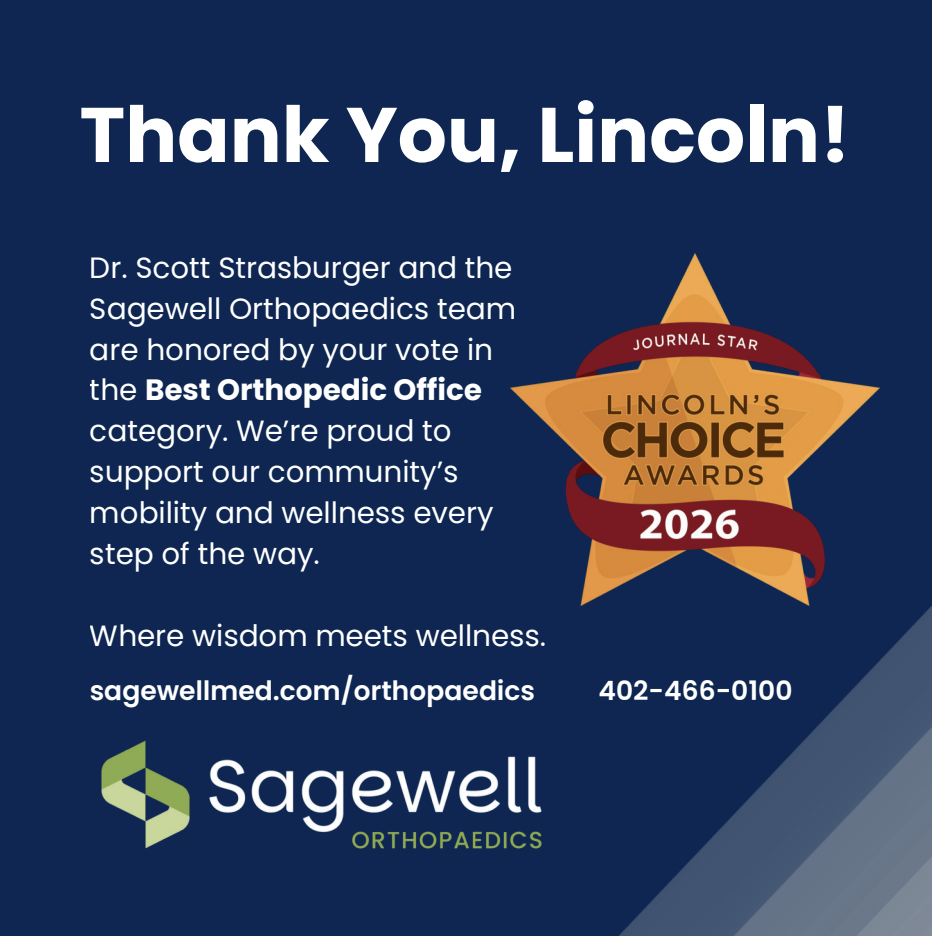 Lincoln Choice Awards Sagewell Orthopaedics
