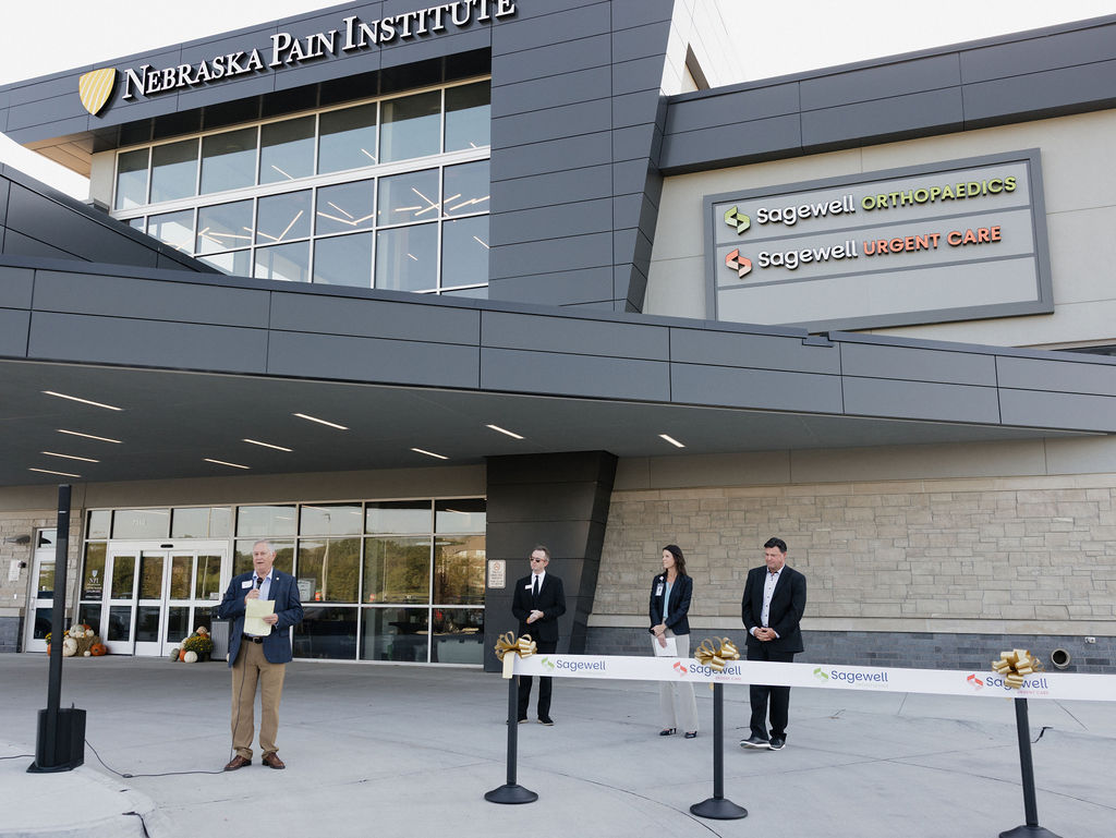 speeches during ribbon cutting